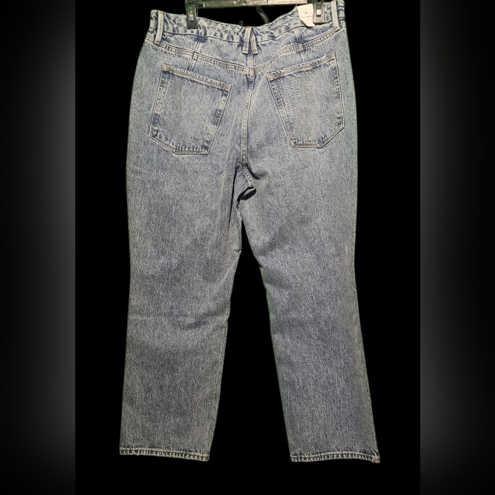 Good American NWT '90s Vintage Straigh Jeans Size 15 - 36 Waist 28 Inseam - Picture 4 of 7